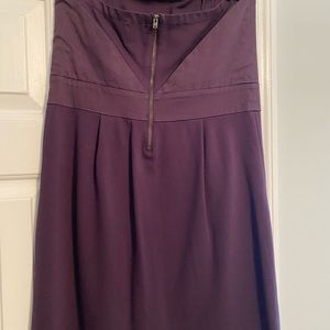 Purple strapless Anthropologie Dress Size Med